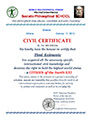 Civil Certificate, Citizen of the Earth XXI (enlarge)