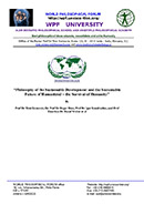 Cover of Philosophy of the Sustainable Development and the Sustainable Future of Humankind – the Survival of Humanity (enlarge)