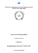 Cover of Nature and Social Responsibility (enlarge)