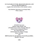 Cover of SUSTAINABLE FUTURE, REQUISITE HOLISM, AND SOCIAL RESPONSIBILITY (enlarge)