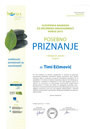 Slovenian recognition for social responsibility (enlarge)